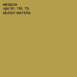 #B59E49 - Muddy Waters Color Image